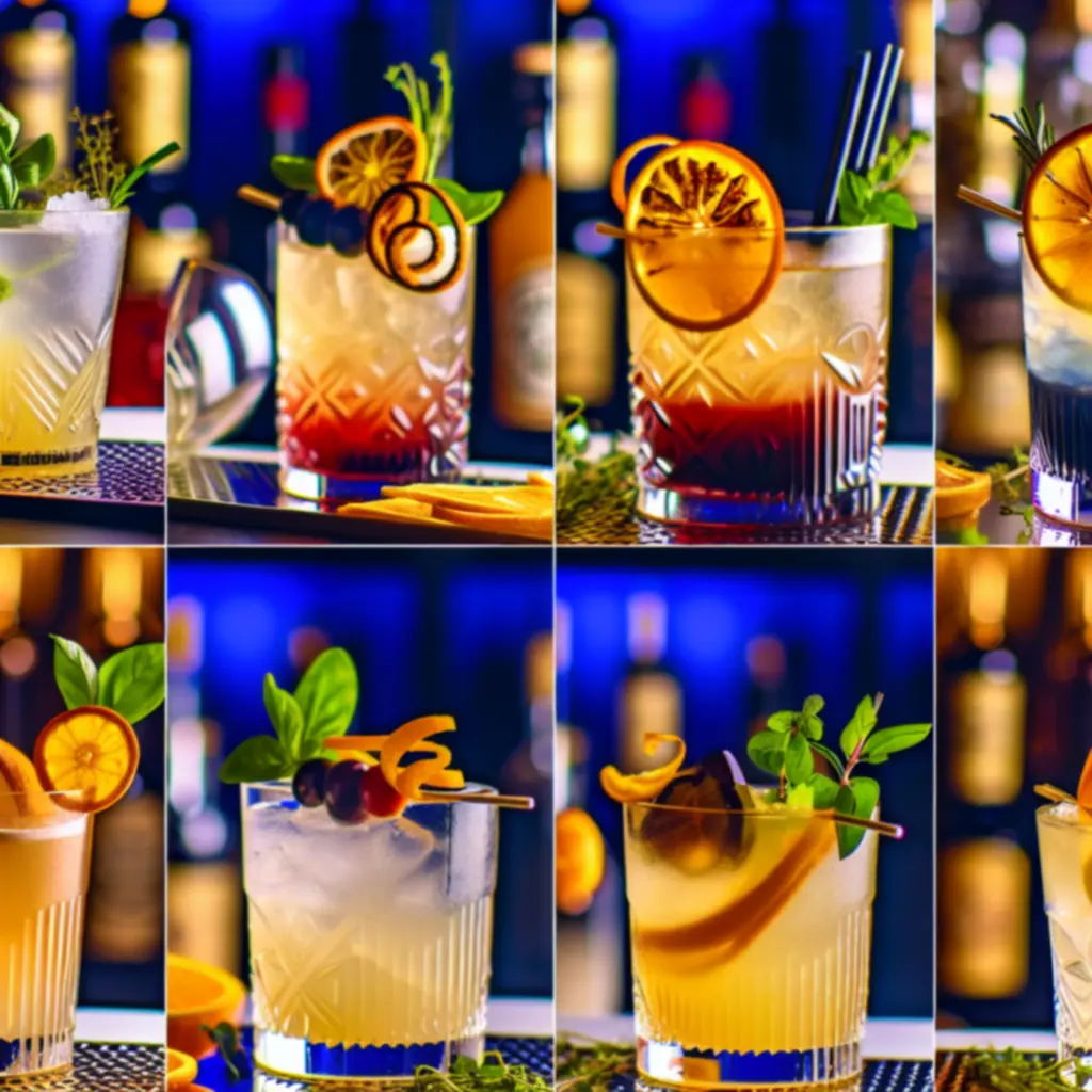 Autorskie koktajle przygotowane przez barmanów BoberLounge